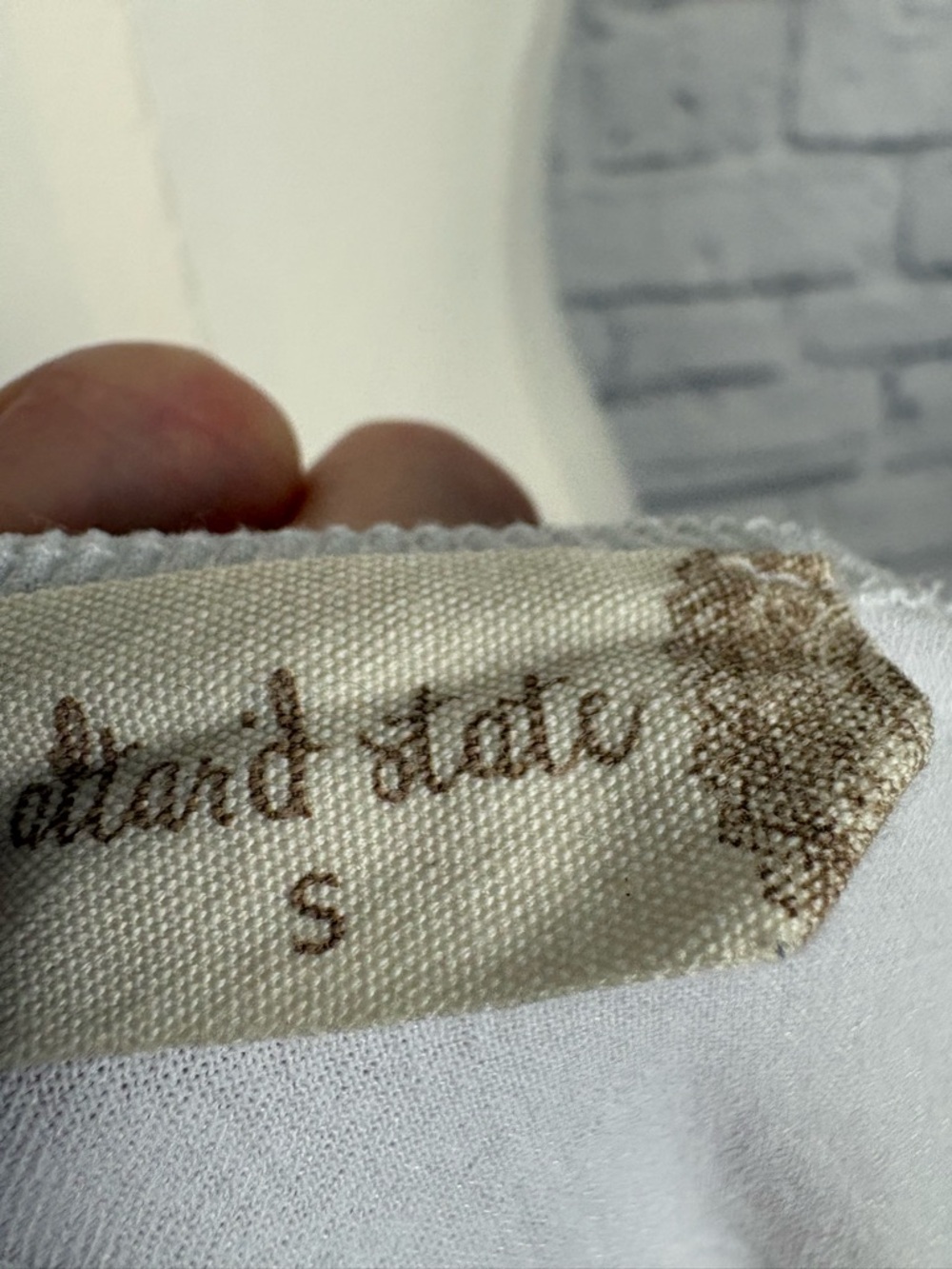 Altar’d State off white puff sleeve dress size S - Picture 8 of 8